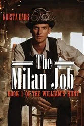 Book cover of The Milan Job by Krista Cagg