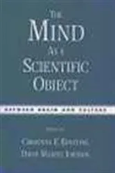Book cover of The Mind as a Scientific Object by Christina E. Erneling