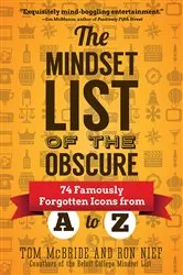 Book cover of The Mindset List of the Obscure by Tom McBride
