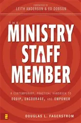 Book cover of The Ministry Staff Member by Douglas L. Fagerstrom