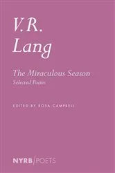 Book cover of The Miraculous Season by V.R. Lang