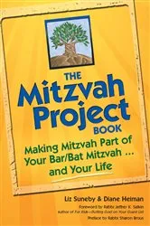Book cover of The Mitzvah Project Book by Diane Heiman