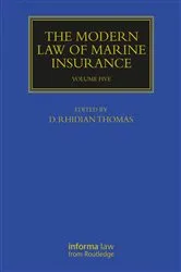 Book cover of The Modern Law of Marine Insurance by D. Rhidian Thomas