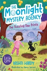 Book cover of The Moonlight Mystery Agency (2) – The Puzzling Paw Prints by Vashti Hardy