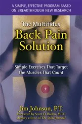 Book cover of The Multifidus Back Pain Solution by Jim Johnson