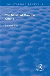 Book cover of The Music of Maurice Ohana by Caroline Rae