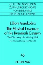 Book cover of The Musical Language of the Twentieth Century by Michael von Albrecht