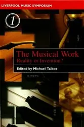 Book cover of The Musical Work by Michael Talbot