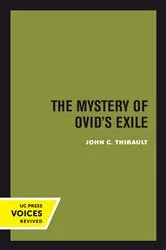 Book cover of The Mystery of Ovid's Exile by Unknown