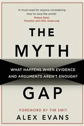 Book cover of The Myth Gap by Alex Evans