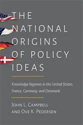 Book cover of The National Origins of Policy Ideas by John L. Campbell