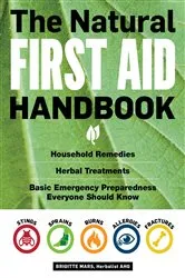 Book cover of The Natural First Aid Handbook by Brigitte Mars
