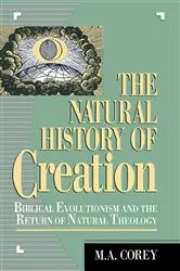 Book cover of The Natural History of Creation by M. Corey