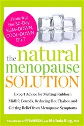 Book cover of The Natural Menopause Solution by Unknown