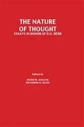 Book cover of The Nature of Thought by P. W. Jusczyk