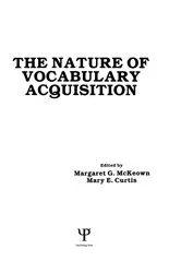 Book cover of The Nature of Vocabulary Acquisition by M. G. McKeown