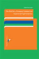 Book cover of The Need for a European Contract Law by J.M. Smits