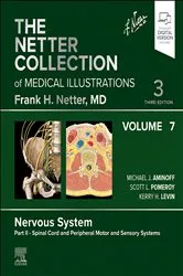 Book cover of The Netter Collection of Medical Illustrations: Nervous System, Volume 7, Part II - Spinal Cord and Peripheral Motor and Sensory Systems - E-Book (3rd ed.) by Aminoff MD, DSc, FRCP, Michael J.