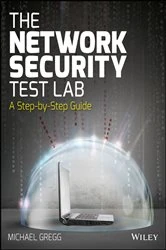 Book cover of The Network Security Test Lab by Michael Gregg