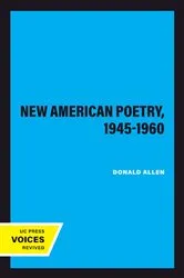 Book cover of The New American Poetry, 1945-1960 by Donald Allen