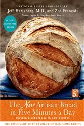Book cover of The New Artisan Bread in Five Minutes a Day by Hertzberg, Jeff, M.D.