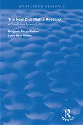 Book cover of The New Civil Rights Research by Laura Beth Nielsen