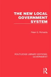 Book cover of The New Local Government System by Peter G. Richards