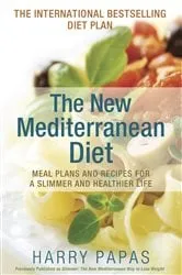 Book cover of The New Mediterranean Diet by Harry Papas