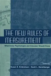Book cover of The New Rules of Measurement by Susan E. Embretson