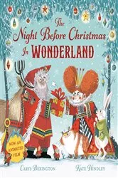 Book cover of The Night Before Christmas in Wonderland by Carys Bexington