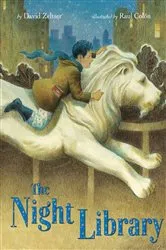 Book cover of The Night Library by David Zeltser