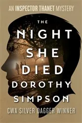Book cover of The Night She Died by Dorothy Simpson