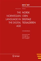 Book cover of The Norwegian Language in the Digital Age by Georg Rehm