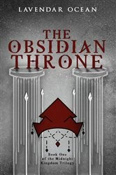 Book cover of The Obsidian Throne by Lavendar Ocean