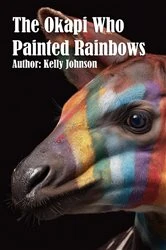 Book cover of The Okapi Who Painted Rainbows by Kelly Johnson