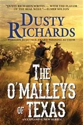 Book cover of The O'Malleys of Texas by Dusty Richards