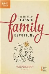 Book cover of The One Year Classic Family Devotions by Keys for Kids