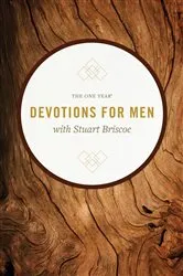 Book cover of The One Year Devotions for Men by Stuart Briscoe