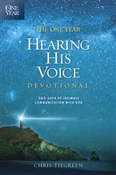 Book cover of The One Year Hearing His Voice Devotional by Unknown