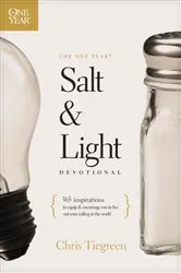 Book cover of The One Year Salt and Light Devotional by Chris Tiegreen