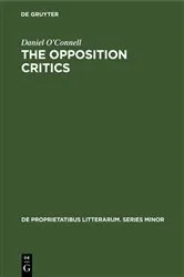 Book cover of The opposition critics by Unknown