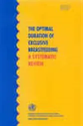Book cover of The Optimal Duration of Exclusive Breastfeeding by M.S. Kramer