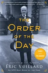 Book cover of The Order of the Day by Eric Vuillard