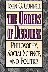 Book cover of The Orders of Discourse by John G. Gunnell