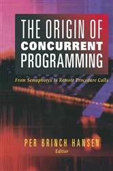 Book cover of The Origin of Concurrent Programming by Per Brinch Hansen