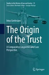 Book cover of The Origin of the Trust by Irina Gvelesiani