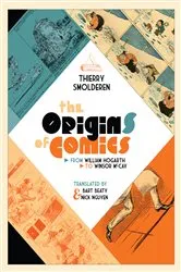 Book cover of The Origins of Comics by Thierry Smolderen