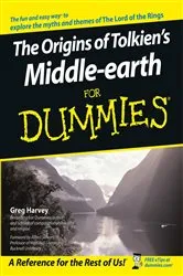 Book cover of The Origins of Tolkien's Middle-earth For Dummies by Greg Harvey