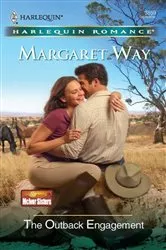 Book cover of The Outback Engagement by Margaret Way