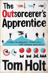 Book cover of The Outsorcerer's Apprentice by Tom Holt